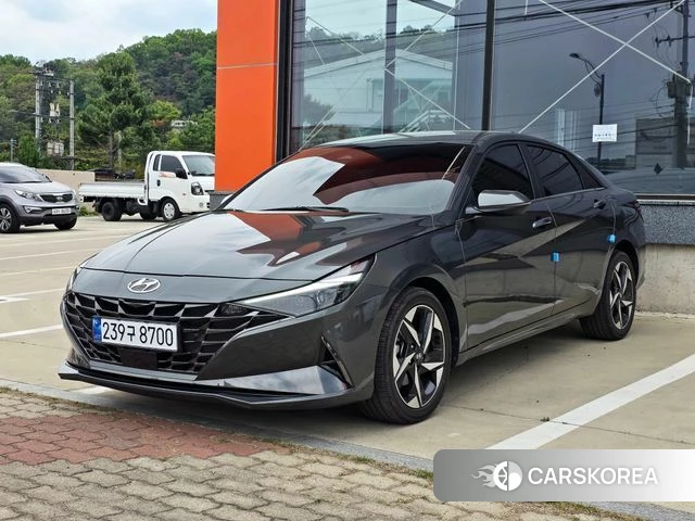Hyundai Avante (CN7) 2022 Серый из Кореи, фото 3