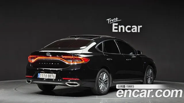Hyundai Grandeur IG Hybrid 2019 Черный из Кореи, фото 3