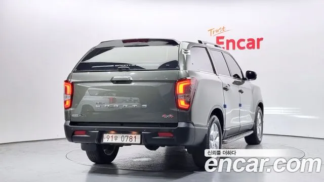 Ssangyong The New Rexton Sport 2021 Темно-зеленый из Кореи, фото 3