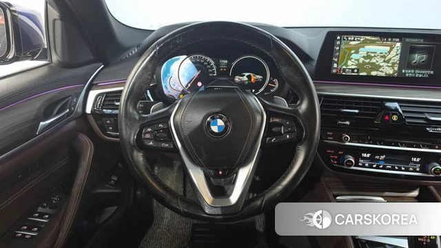 BMW 5 Series (G30) 2018 Синий из Кореи, фото 3
