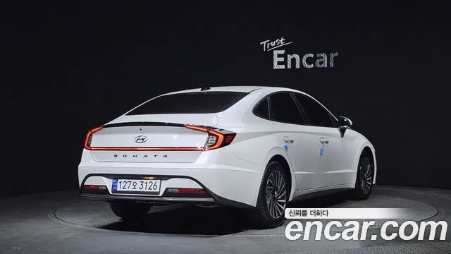 Hyundai Sonata Hybrid (DN8) 2021 Белый из Кореи, фото 3