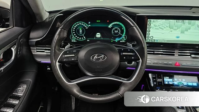 Hyundai The New Grandeur IG Hybrid 2021 Черный из Кореи, фото 3