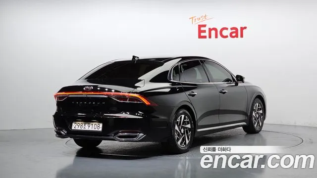 Hyundai The New Grandeur IG Hybrid 2022 Черный из Кореи, фото 3