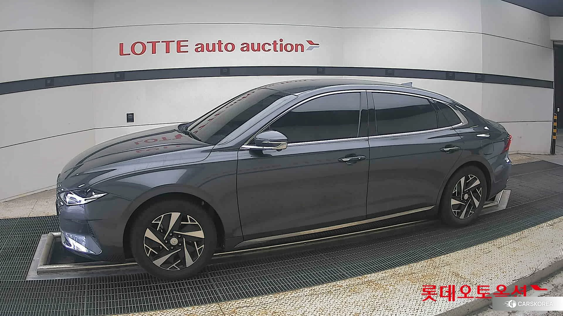 Hyundai Grandeur Hybrid 2022 Nocturne Grey Metallic из Кореи, фото 3
