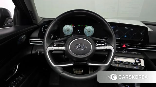 Hyundai Avante Hybrid (CN7) 2021 Серый из Кореи, фото 3