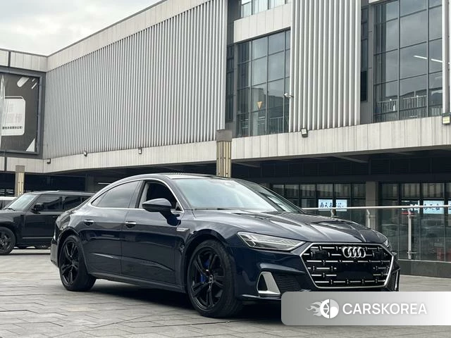 Audi A7L 2023 Синий из Китая, фото 3