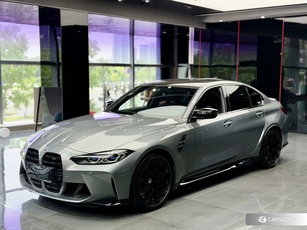 BMW M3 2021 Серебристо-серый из Китая, фото 3