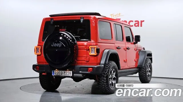 Jeep Wrangler (JL) 2023 Красный из Кореи, фото 3
