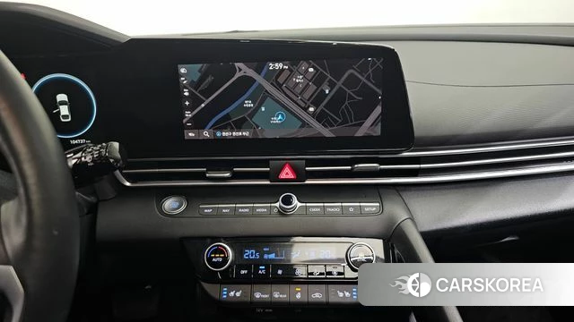 Hyundai Avante Hybrid (CN7) 2021 Белый из Кореи, фото 3