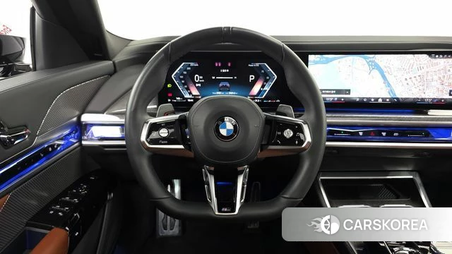BMW 7 Series (G70) 2024 Черный из Кореи, фото 3