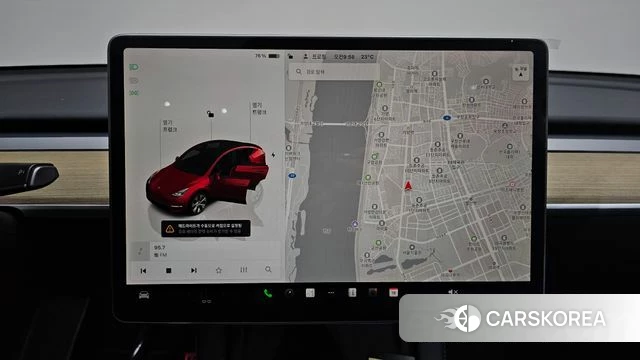 Tesla Model Y 2023 Красный из Кореи, фото 3
