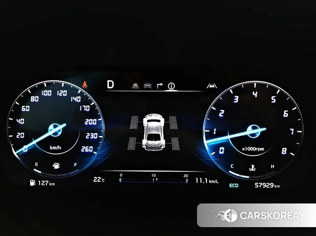 Kia The New K9 2nd generation 2022 Небесно-голубой из Кореи, фото 3