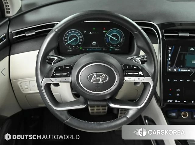 Hyundai Tucson Hybrid (NX4) 2020 Серебристо-серый из Кореи, фото 3