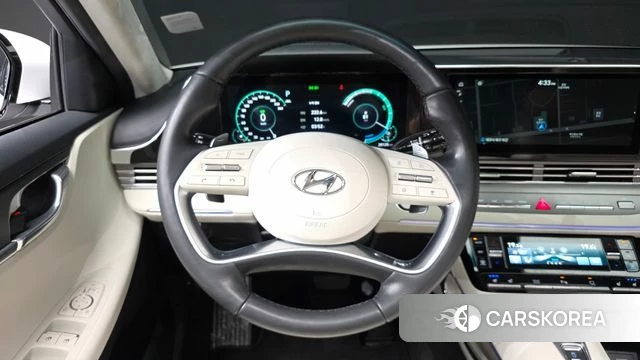 Hyundai The New Grandeur IG Hybrid 2022 Белый из Кореи, фото 3
