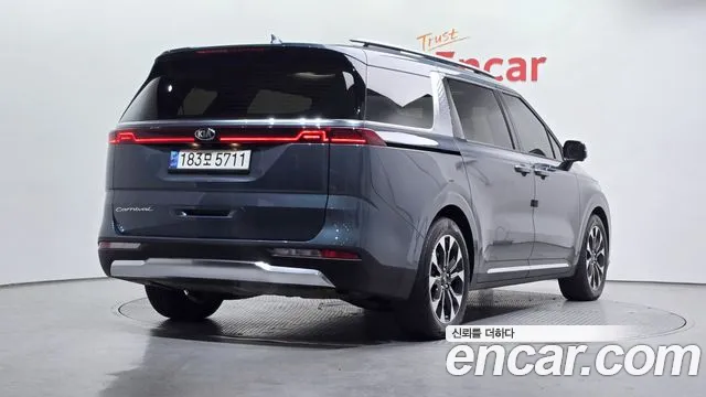 Kia Carnival 4th generation 2020 Небесно-голубой из Кореи, фото 3