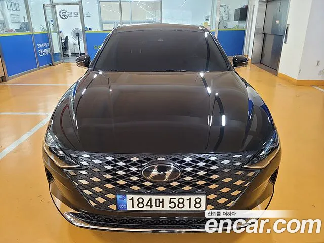 Hyundai The New Grandeur IG 2021 Черный из Кореи, фото 3