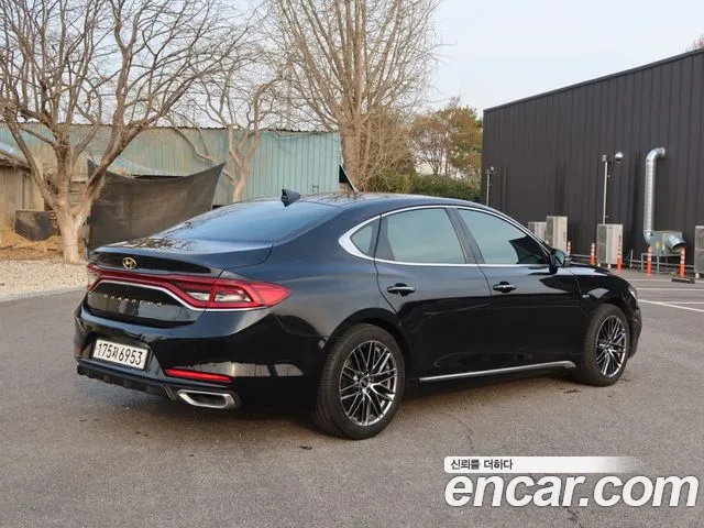 Hyundai Grandeur IG Hybrid 2019 Черный из Кореи, фото 3