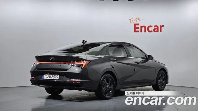 Hyundai Avante Hybrid (CN7) 2023 Серый из Кореи, фото 3