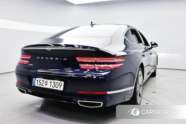 Genesis G80 (RG3) 2021 Синий из Кореи, фото 3