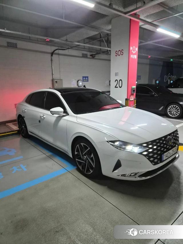 Hyundai The New Grandeur IG 2021 Белый из Кореи, фото 3