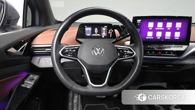 Volkswagen ID.4 2023 Небесно-голубой из Кореи, фото 3