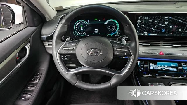 Hyundai The New Grandeur IG Hybrid 2020 Белый из Кореи, фото 3
