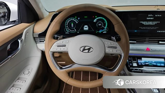 Hyundai The New Grandeur IG Hybrid 2020 Белый из Кореи, фото 3