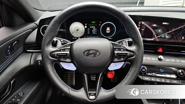 Hyundai The New Avante (CN7) 2023 Синий из Кореи, фото 3