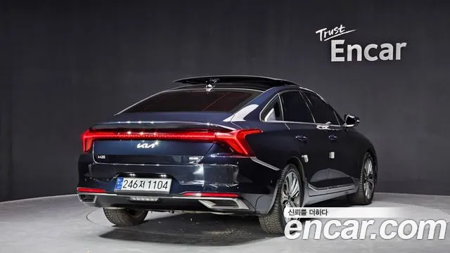 Kia K8 Hybrid 2022 Синий из Кореи, фото 3