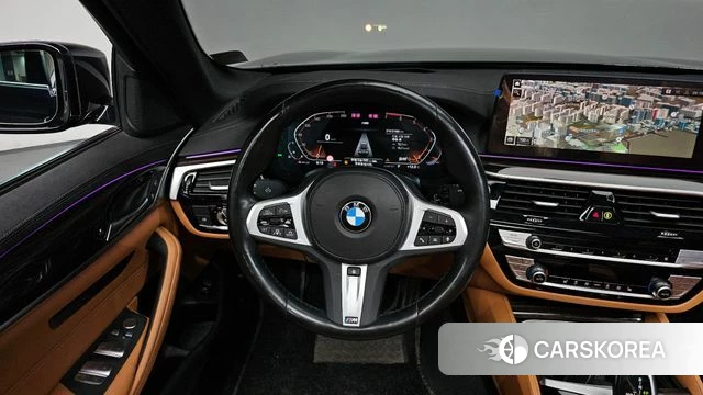 BMW 5 Series (G30) 2022 Черный из Кореи, фото 3