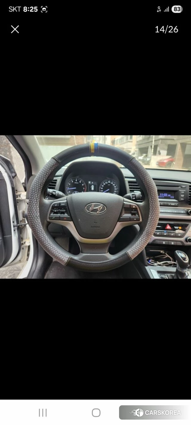 Hyundai Avante AD 2018 Белый из Кореи, фото 3