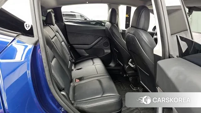 Tesla Model Y 2021 Синий из Кореи, фото 3