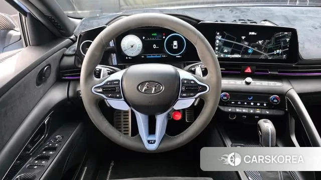 Hyundai Avante (CN7) 2022 Небесно-голубой из Кореи, фото 3