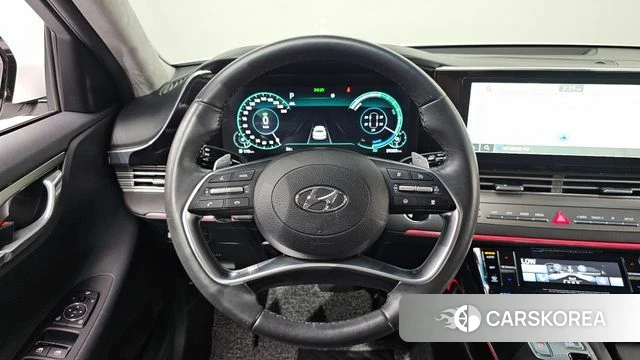 Hyundai The New Grandeur IG Hybrid 2022 Белый из Кореи, фото 3