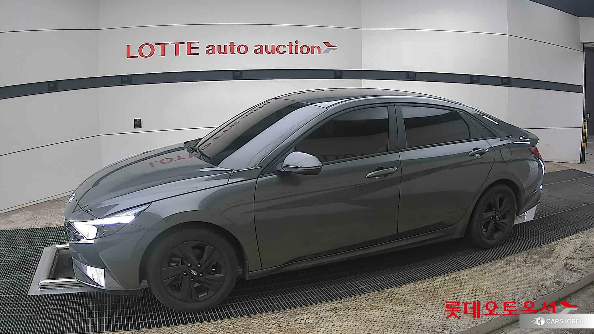 Hyundai Avante Hybrid 2022 Amazon Grey Metallic из Кореи, фото 3