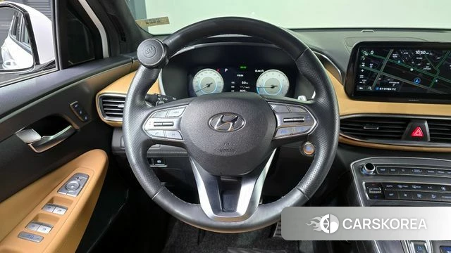 Hyundai The New Santa Fe 2021 Белый из Кореи, фото 3