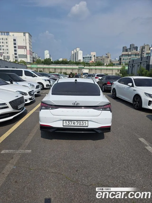 Hyundai Avante (CN7) 2020 Белый из Кореи, фото 3