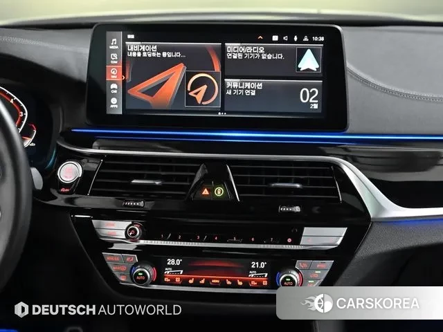 BMW 5 Series (G30) 2022 Черный из Кореи, фото 3