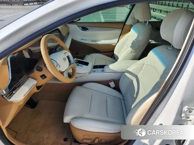 Hyundai The New Grandeur IG Hybrid 2021 Белый из Кореи, фото 3