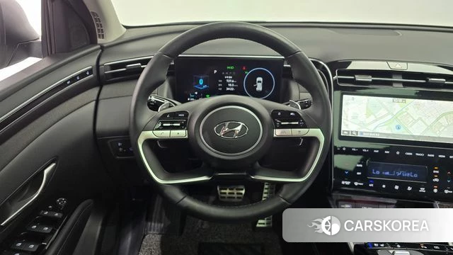 Hyundai Tucson Hybrid (NX4) 2020 Темно-зеленый из Кореи, фото 3