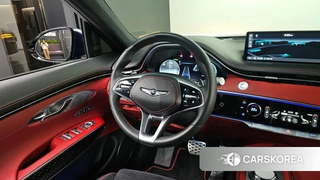 Genesis GV70 2021 Синий из Кореи, фото 3