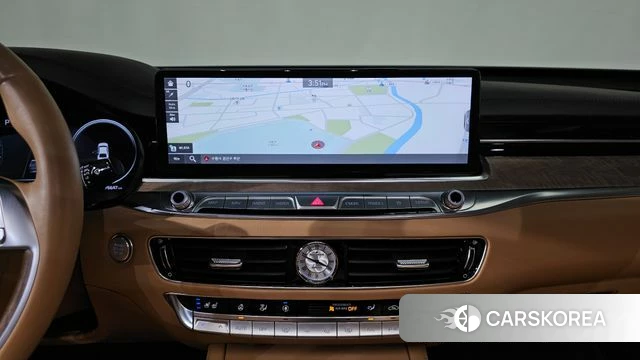 Kia The New K9 2nd generation 2021 Темно-зеленый из Кореи, фото 3
