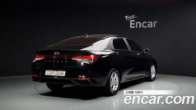 Hyundai Avante (CN7) 2021 Черный из Кореи, фото 3