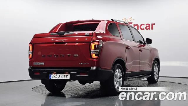 Ssangyong The New Rexton Sport 2023 Красный из Кореи, фото 3