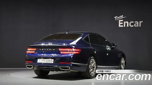 Genesis G80 (RG3) 2020 Синий из Кореи, фото 3