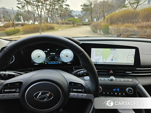Hyundai Avante Hybrid (CN7) 2021 Синий из Кореи, фото 3
