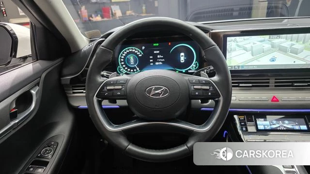 Hyundai The New Grandeur IG Hybrid 2021 Белый из Кореи, фото 3