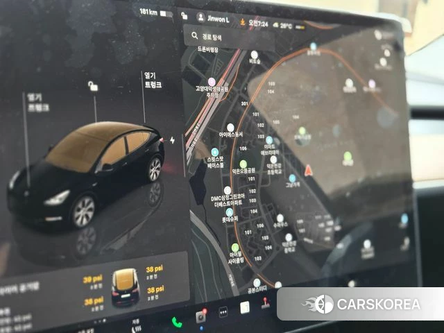 Tesla Model Y 2023 Черный из Кореи, фото 3
