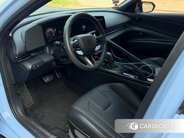 Hyundai The New Avante (CN7) 2024 Небесно-голубой из Кореи, фото 3