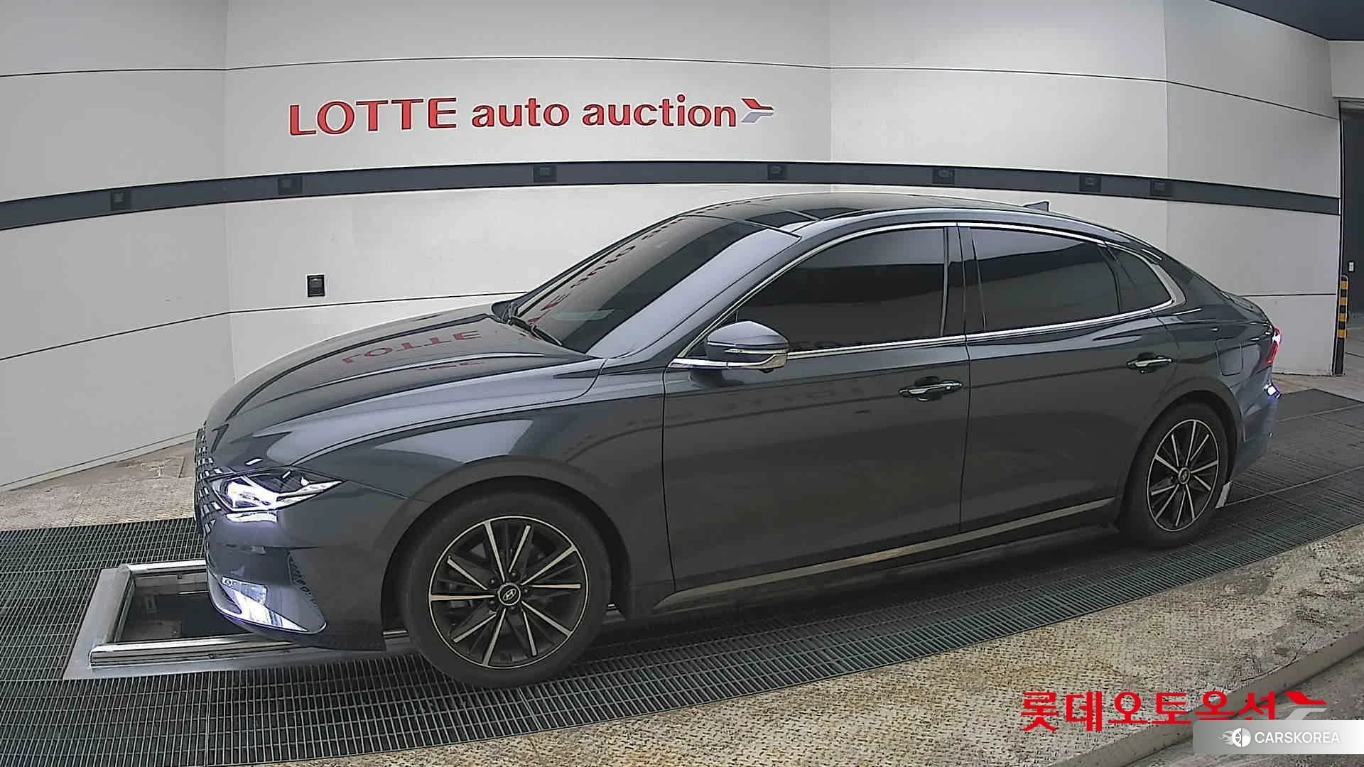 Hyundai Grandeur 2022 Nocturne Grey Metallic из Кореи, фото 3